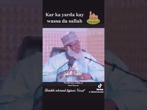 takaitacciar nasiha-sheikh ahmad tijjani Yusuf