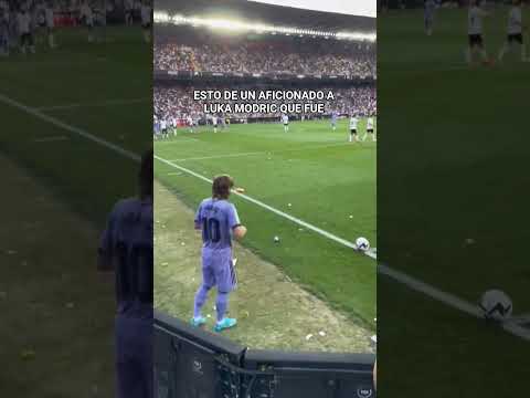 ESTO DE UN AFICIONADO A LUKA MODRIC QUE FUE 🤣😂 #realmadrid #lukamodric #viralfutbol #humor #laliga
