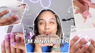 EASY DIY French Nails 🇫🇷🥖 How To Create PERFECT French's every time! DIY Nails/ ASMR NAILS