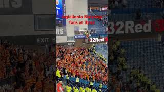 Jagiellonia Białystok Sportowa Spółka Akcyjna fans at Ibrox #football #fyp #europa #rangers #shorts