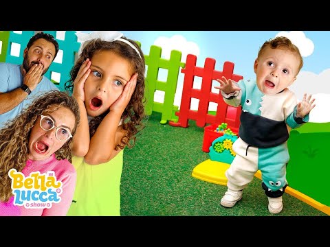 O Bebê quer Aprender Andar + Outras Músicas Infantis por Bella e Lucca Lisa Show