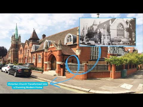 Victorian Church Transformed Into a Stunning Modern Home