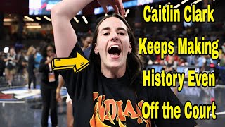 Caitlin Clark Keeps Making History ,Even Off the Court.
