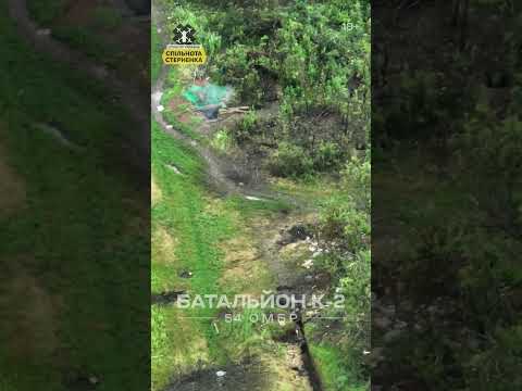 Влучили в позицію, звідки стріляли окупанти, гранатою з FPV