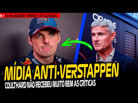 TRETA DA MÍDIA MANIPULADORA ANTI-VERSTAPPEN / GP CANADÁ / PEREZ / F1 MANAGER