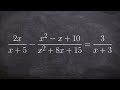 Understanding Rational Expressions and Quadratics