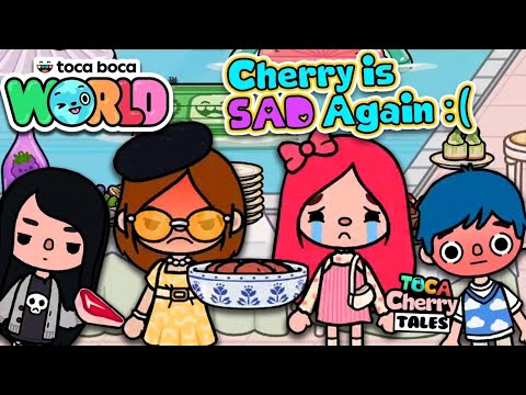 Cherry is SAD again??? - Let's Play Toca lIfe World!