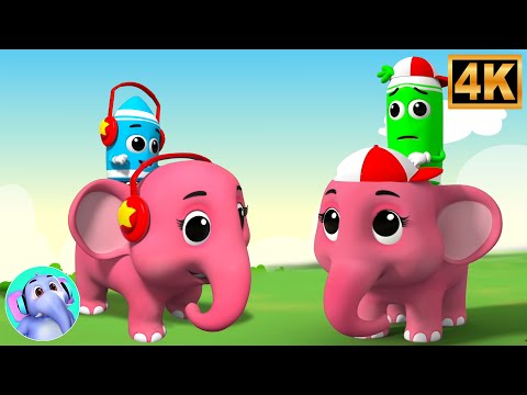 Hathi Raja Kahan Chale, हाथी राजा कहां चले, Htahi Dada hathi Dada, Hindi Funny Cartoon Kids Rhymes