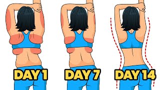 5 Min Gentle Standing Routine to Burn Back & Arms Fat FAST