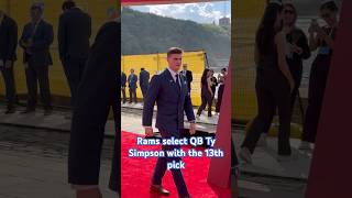 #rams select #alabama QB Ty Simpson 13th overall in the #nfldraft #nfl #rolltide #ramshouse
