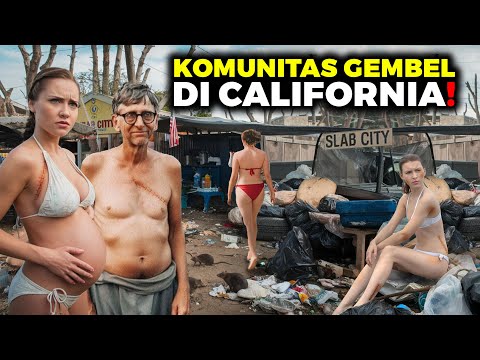 Kota Gembel, Maling dan Jorok, inilah Kawasan Buangan Amerika, SLAB CITY di California!