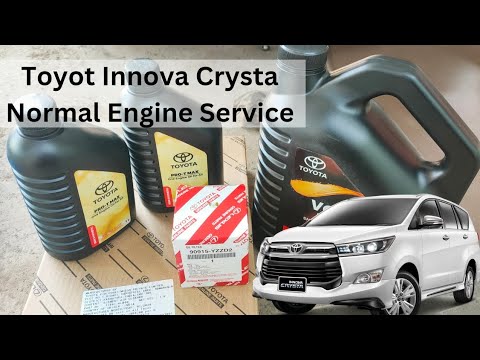 How To Normal Service Innova Crysta #toyota #innovacrysta #engineservice