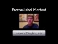 Mastering the Factor-Label Method for Conversions