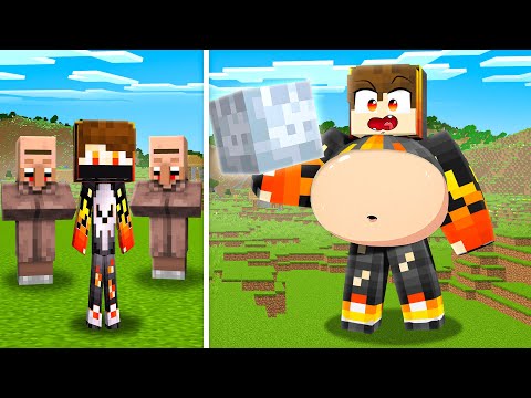 I BECAME GIANT AND EAT EVERYTHING IN MINECRAFT !!!