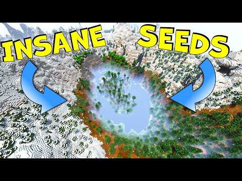 3 Amazing Minecraft Seeds for Building (Backdrops In Survival That Are So Good)