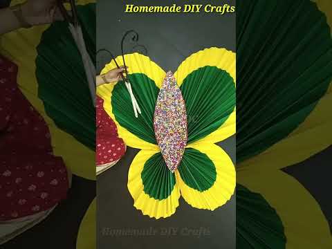 Unique Wall HangingCraft - Paper Crafts - Best Out Of Waste Cardboard - Butterfly Wall Hanging