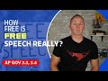 Exploring Limits on Freedom of Speech and Press