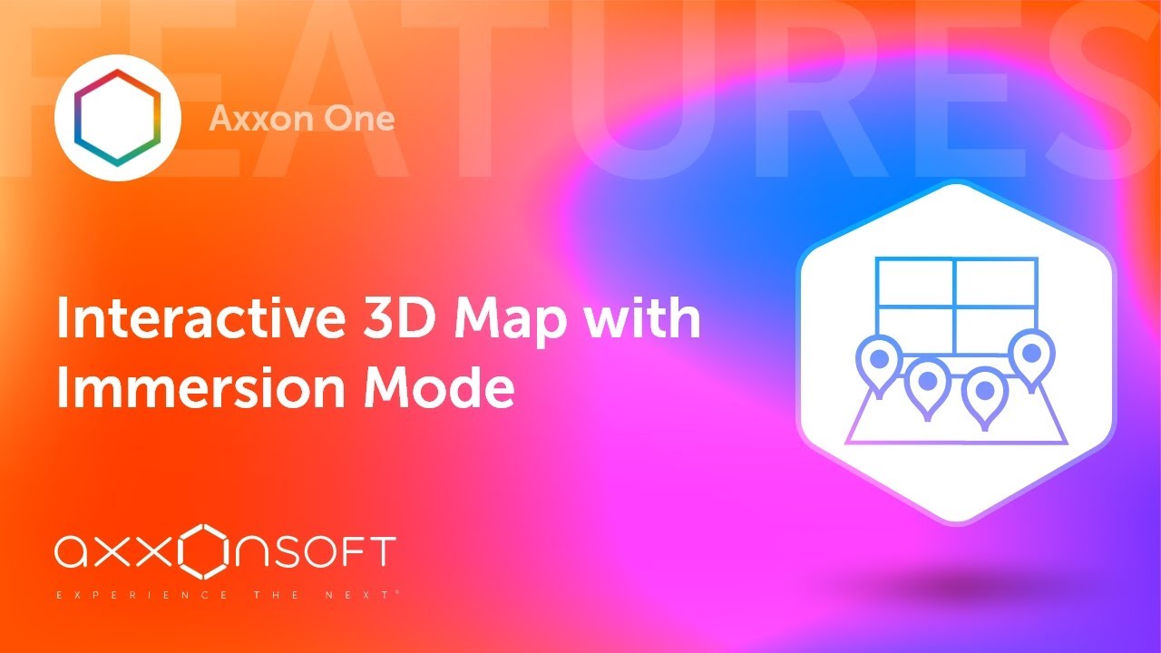 Interactive 3D map
