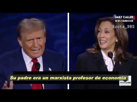 Debate Harris-Trump. Mezcla de segmentos con subtitulos en español.-