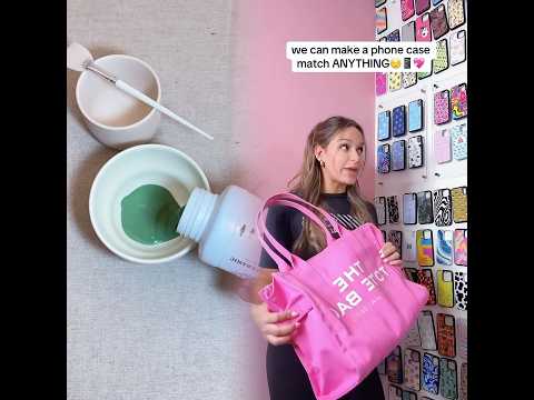 just wait til the end itโs worth it๐๐ #SmallBusiness #phonecase #marcjacobs #purse #pink