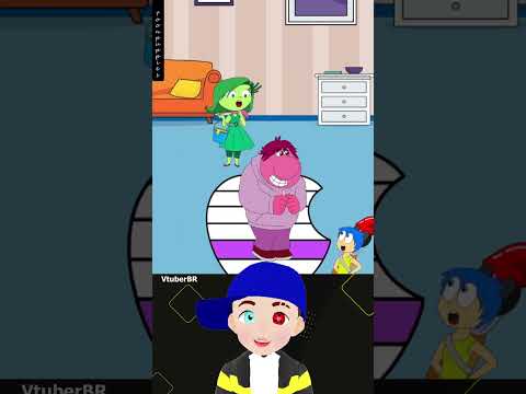 Pintando com Alegria Vergonha e Nojinho no desenho Divertidamente