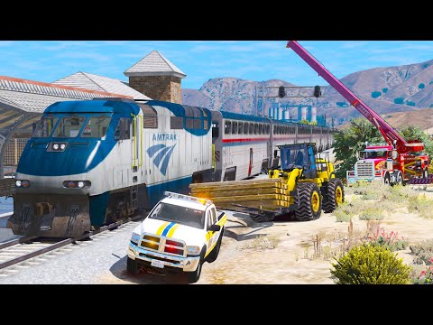 Building Biggest Train station in GTA 5 RP!