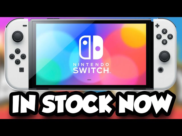 Nintendo SWITCH OLED IN STOCK NOW!