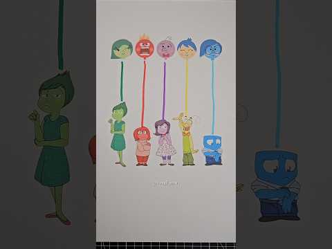 Transformed Inside Out 2 emotions matching puzzle🧩