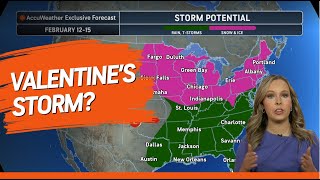 Winter Storm Threat: Snow and Ice for Valentines?