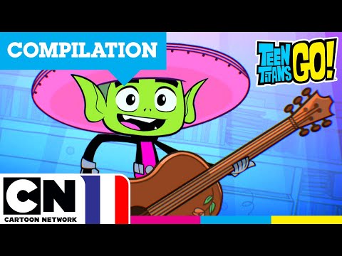 🎵  Top 5 MEILLEURES Chansons 🎵  | Teen Titans Go! | @cartoonnetworkFR