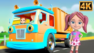 Wheels on the Garbage Truck, Fun Learning Vehicle Song for Kids
