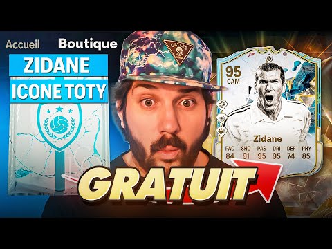 Récupérer ZIDANE ICONE TOTY GRATUIT ?! ( TOTY LE MEILLEUR EVENEMENT DE L'ANNEE ) ! FC 25