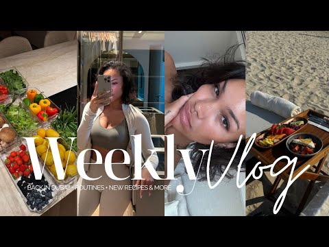 weekly vlog | living in dubai + beauty upkeep + new routines + new recipes & more! Allyiahsface vlog