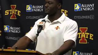 Jeremiah George before spring game