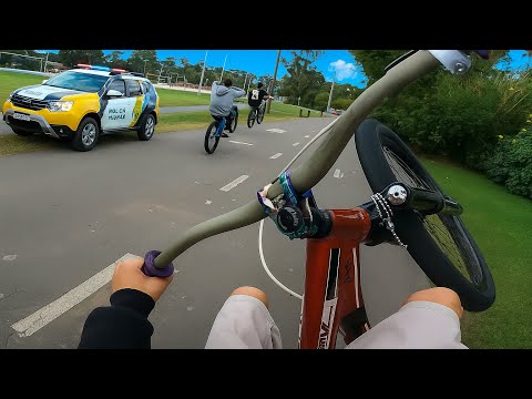 Levamos Enquadro da Polícia Mandando Grau Bike 👮🚨