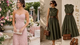 Las 60 mejores ideas de outfits con Vestidos para verano / Looks para eventos causales ✨️