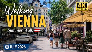 Vienna in Summer ☀️ Beautiful Inner City Walking Tour | July 2026 | 4K