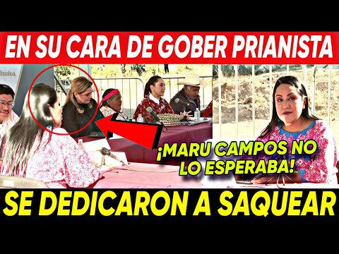 SABADAZO ¡EN CARA DE GOBER PRIANISTA SUCEDIO! MARU CAMPOS NO LA VIO VENIR