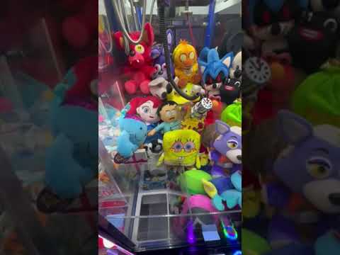 Juguete de Bob Esponja en la Maquina de Peluches #shorts #maquinadepeluches #bobesponja
