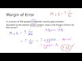 Understanding Margin of Error Concepts