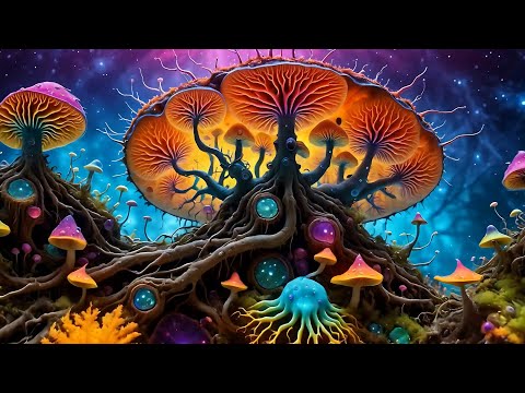 Psytrance Hallucinations 👽 Alien Mushroom mix 2024 (AI Graphic Visuals)