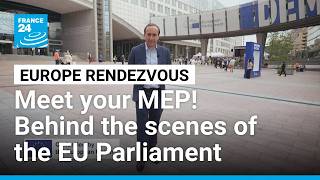YouTube video thumbnail: Meet Your MEP! Behind the Scenes of the European Parliament • France 24 English