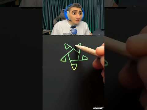 3D Yıldız Nasıl Çizilir ⭐✏️