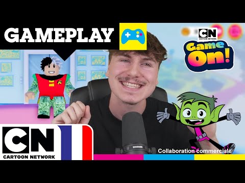 🎮 Chasse au Trésor ÉPIQUE Teen Titans GO avec @KevkoYt🤩| #Roblox Cartoon Network Game ON #sponsorise