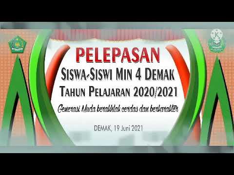 Pelepasan Siswa-siswi Kelas 6 MIN 4 Demak 2020/202