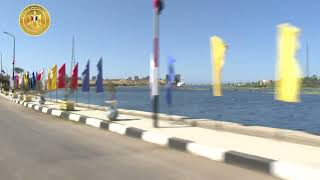 رئيس الوزراء يستعرض أعمال تطوير كورنيش رشيد