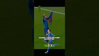 Imagine cancelling super ballon d'or#football#messi#ronaldo#ballondor