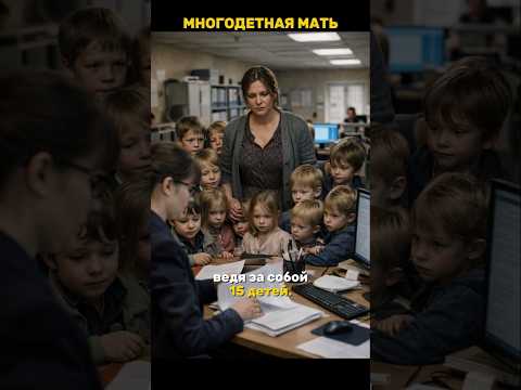 Многодетная мать #юмор #анекдот #шортс