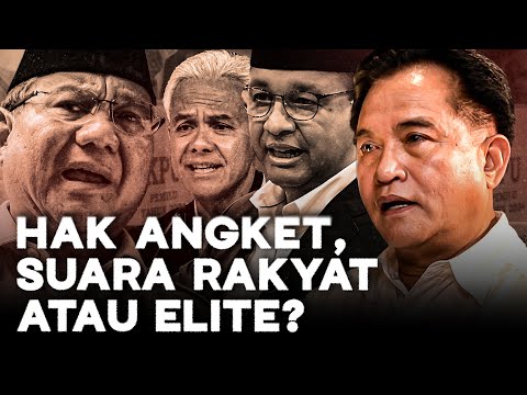 Yusril Ihza Mahendra Jelaskan Kemungkinan Hak Angket Untuk Anulir Trofi Prabowo & Gulingkan Jokowi