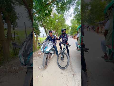 বউ দিল আমারে চ্যালেঞ্জ!😱 #reels #shots #ytshorts #stunt #cycling #viral #ytviral #rider #shortsfeed